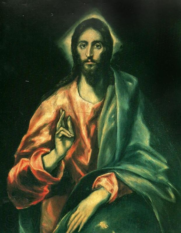 El Greco the saviour Spain oil painting art